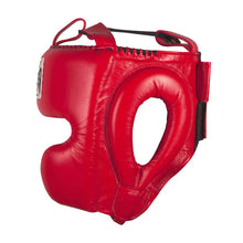 Cargar imagen en el visor de la galería, PROTECTOR DE CABEZA CLETO REYES CON PÓMULOS EN PIEL DE RES