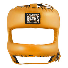 Cargar imagen en el visor de la galería, Protector de cabeza Cleto Reyes con barra de nylon U en piel