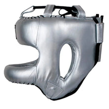 Cargar imagen en el visor de la galería, Protector de cabeza Cleto Reyes con barra de nylon U en piel