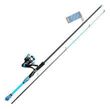 Cargar imagen en el visor de la galería, Caña Pescar Okuma Fin Chaser X 2.01m Media 6-12lb Azul Cielo Azul Sky