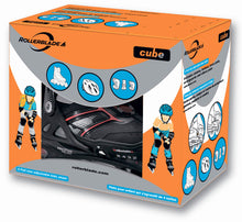 Cargar imagen en el visor de la galería, Patin Spitfire Cube Negro/Rojo Rollerblade