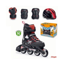 Cargar imagen en el visor de la galería, Patin Spitfire Cube Negro/Rojo Rollerblade