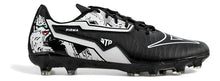 Cargar imagen en el visor de la galería, Zapatos Fútbol Niño Pirma 3050 Tachones Tacos Negro Blanco