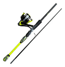 Cargar imagen en el visor de la galería, Caña De Pescar Fin Chaser X Carrete 3000 Spin 6&#39;6 / 6-12 Lb Verde Neón
