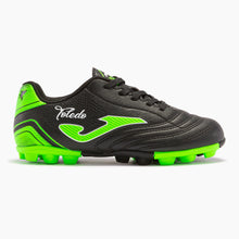 Cargar imagen en el visor de la galería, Botas fútbol Toledo Jr 23 terreno duro HG junior negro
