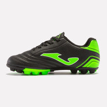 Cargar imagen en el visor de la galería, Botas fútbol Toledo Jr 23 terreno duro HG junior negro

