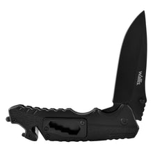 Cargar imagen en el visor de la galería, Navaja con mango metal negro