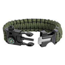 Cargar imagen en el visor de la galería, Pulsera Mendoza Paracord de Supervivencia 5 en 1 CAMP-001
