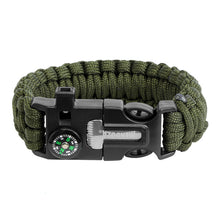 Cargar imagen en el visor de la galería, Pulsera Mendoza Paracord de Supervivencia 5 en 1 CAMP-001

