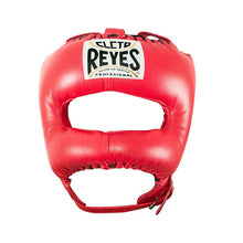 Cargar imagen en el visor de la galería, Protector Cleto Reyes de Cabeza Tradicional de Piel de Res Rojo
