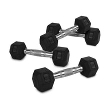 Cargar imagen en el visor de la galería, Par de Mancuerna Hexagonal Wod Pro
