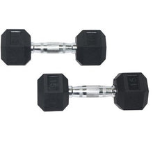 Cargar imagen en el visor de la galería, Par de Mancuerna Hexagonal Wod Pro
